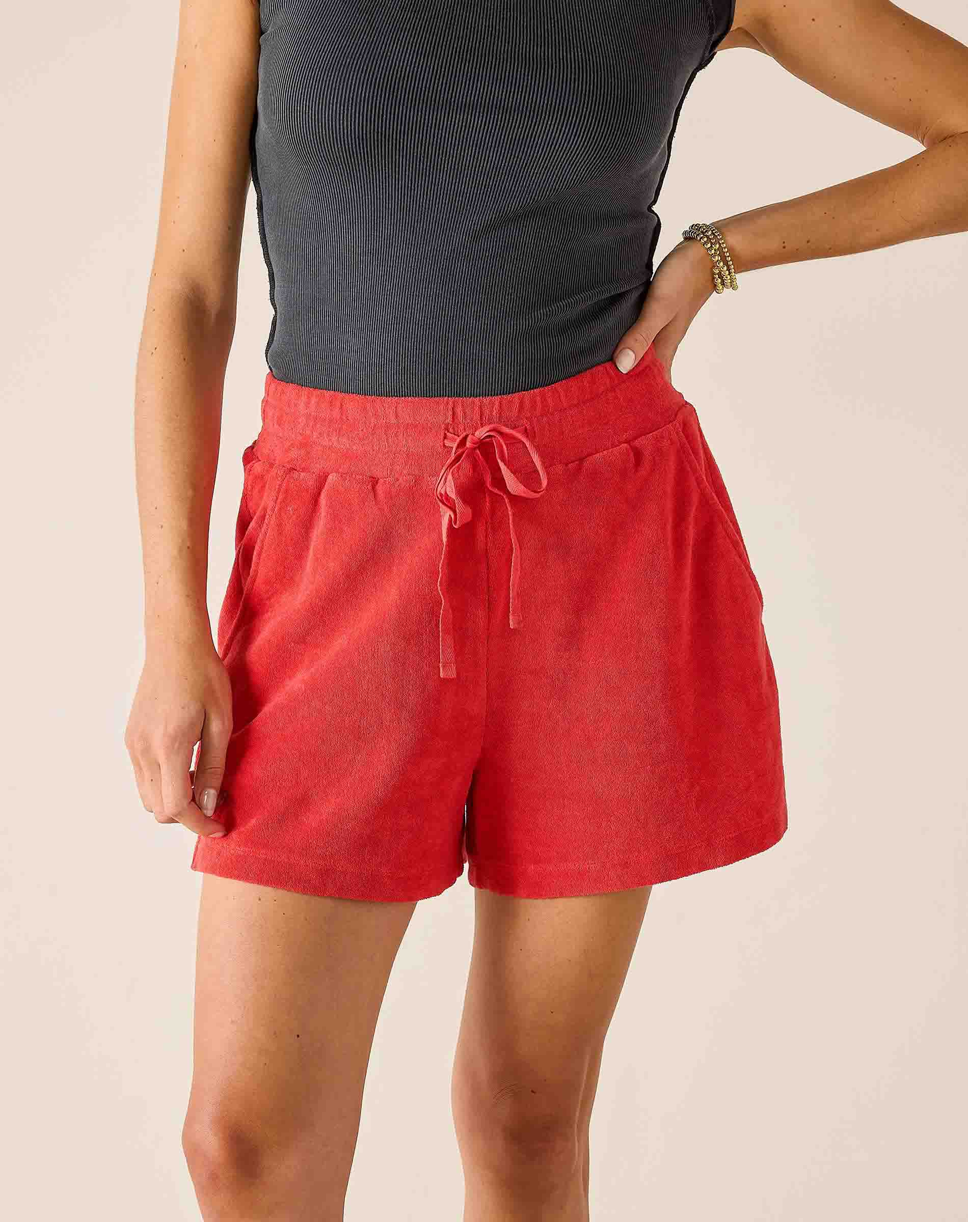 Mersea Women's Beach Club Terry Short in Sunkissed