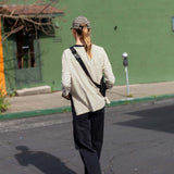 Women's Fall Striped One Sized Slub Tee