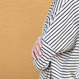 Women's Fall Striped One Sized Slub Tee