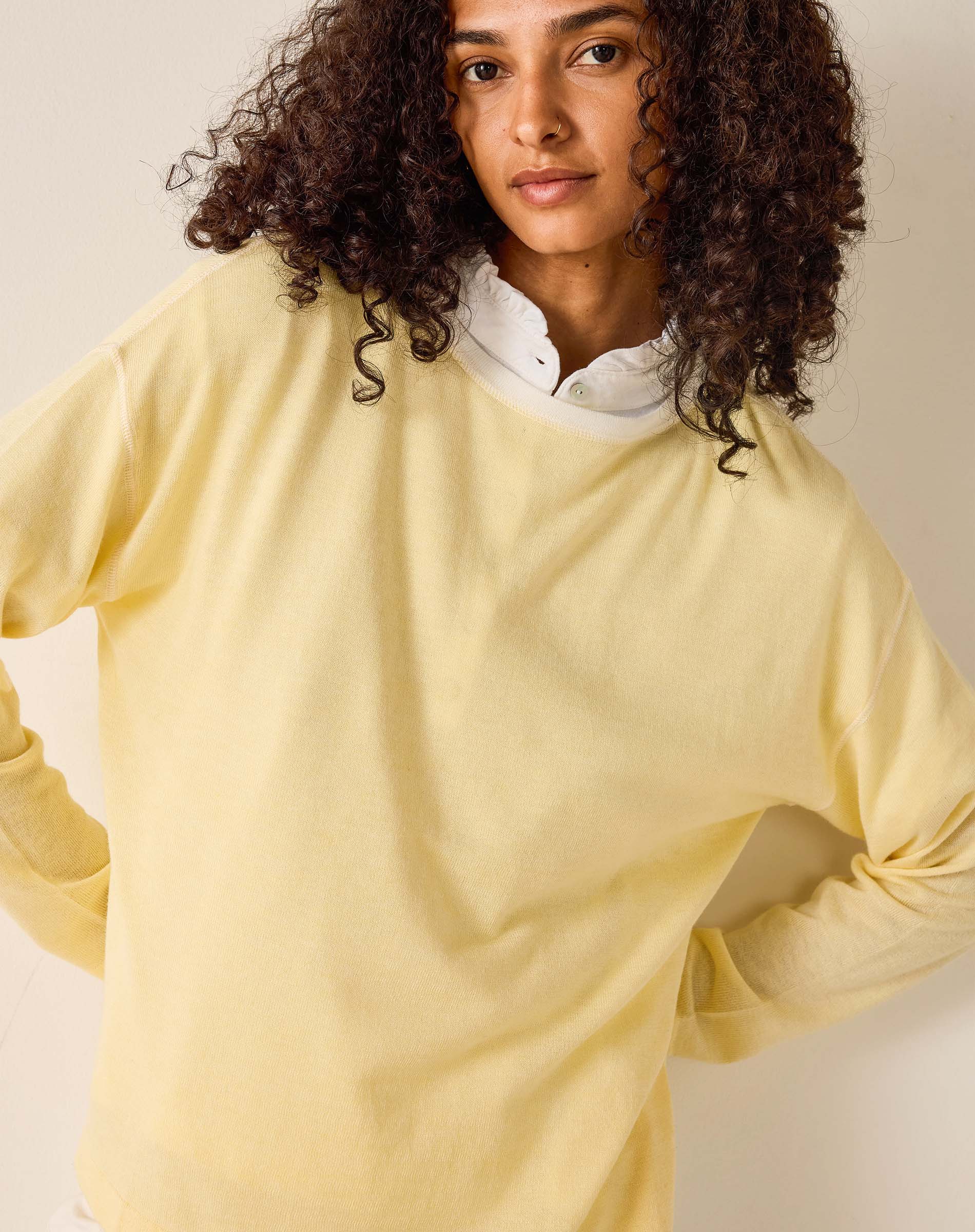 Soft Yarn Relaxed Everyday Delmar Sweater | MERSEA