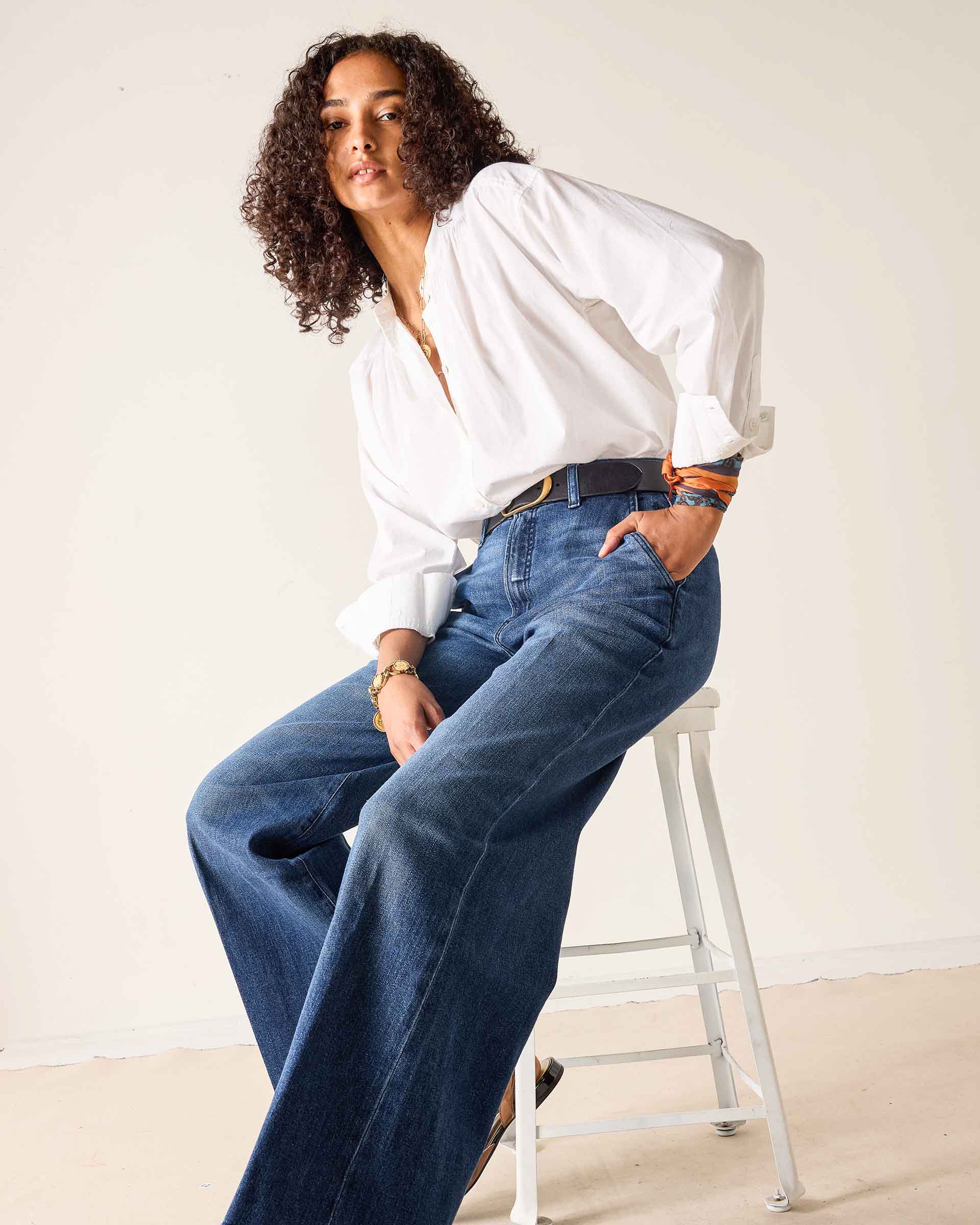 Marlene Trouser Jean Voyageur by MERSEA | Travel Denim