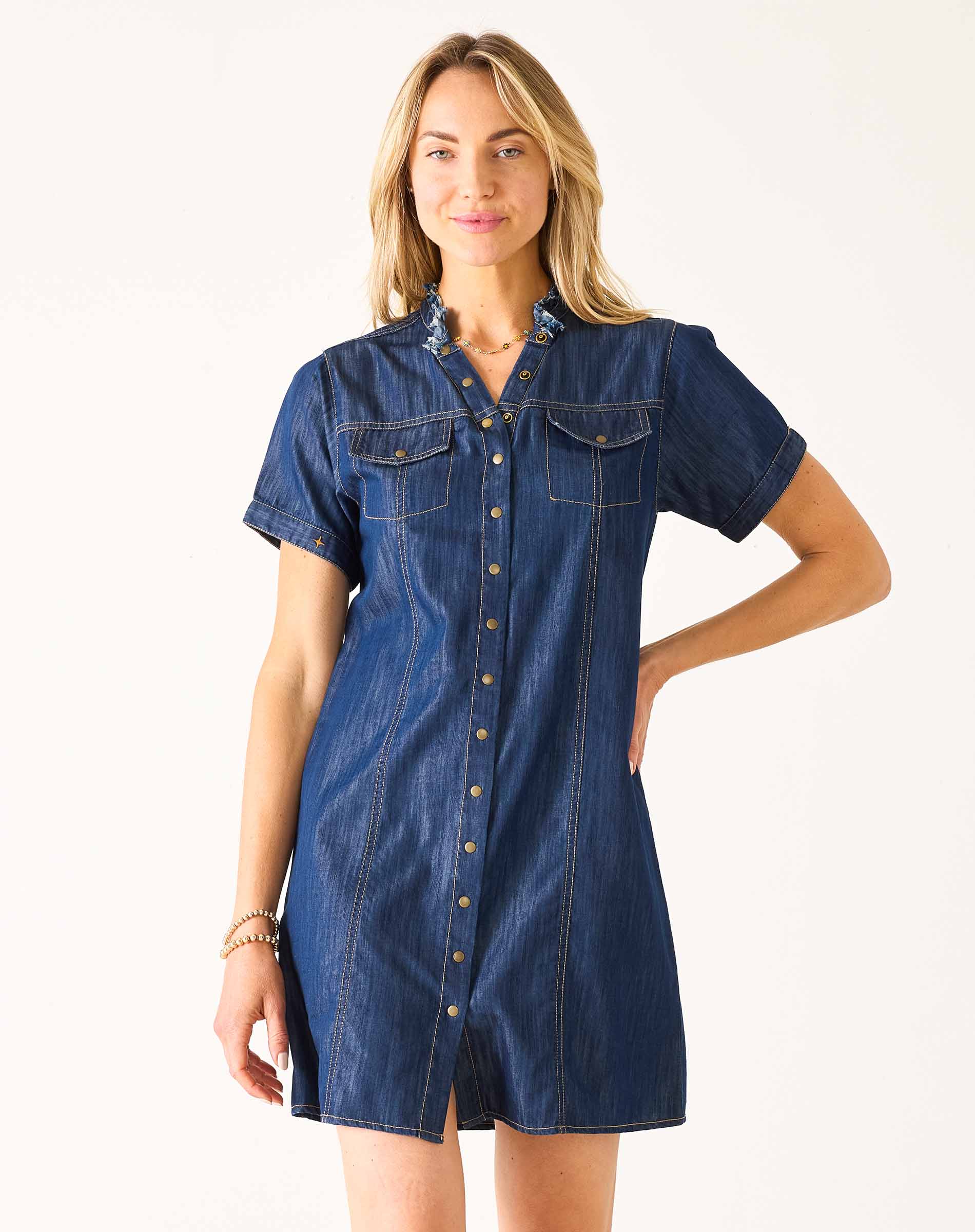 Mersea Women's Oakley Dress in Night Rain