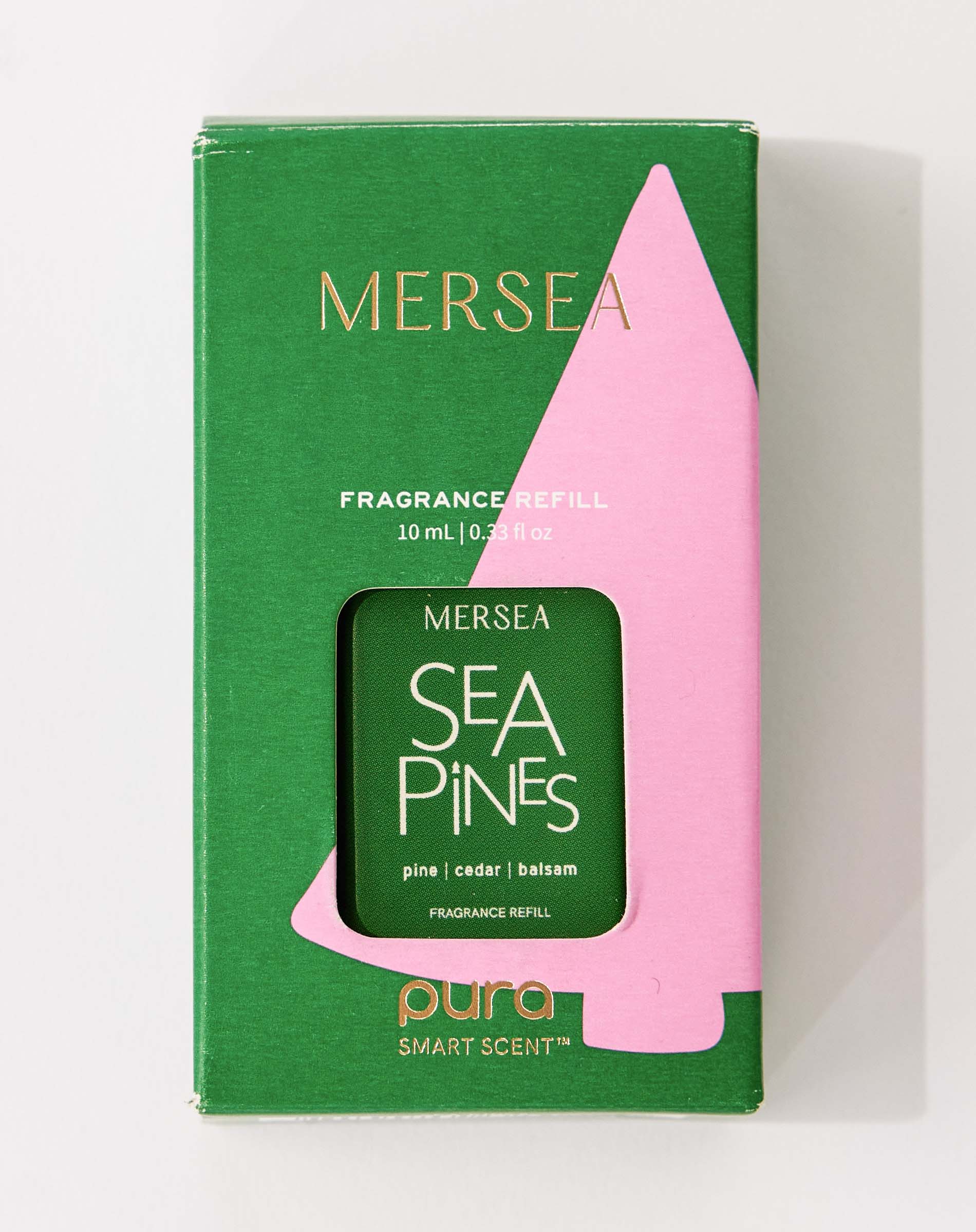 boxed mersea sea pines pura smart vial of mersea sea pines scent
