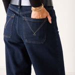 Women's Dark Wash Wide Leg Jeans