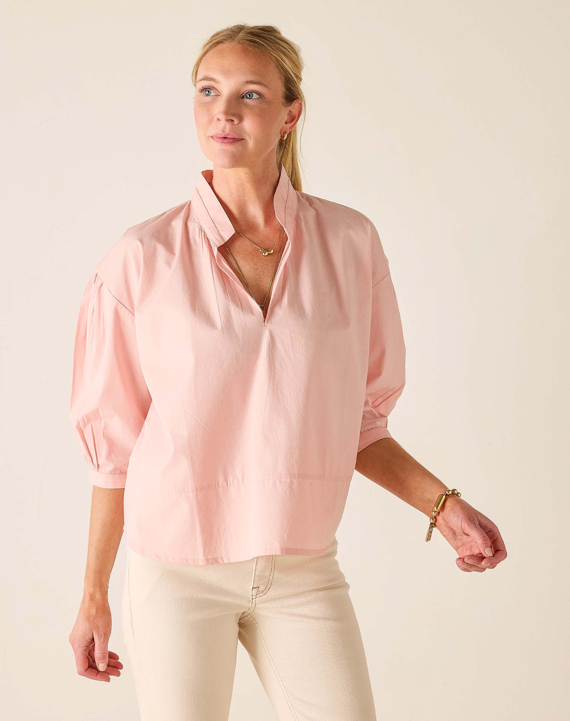 Mersea Women's Sonnet Top in Primrose Pink Mersea Women's Sonnet Top in Primrose Pink