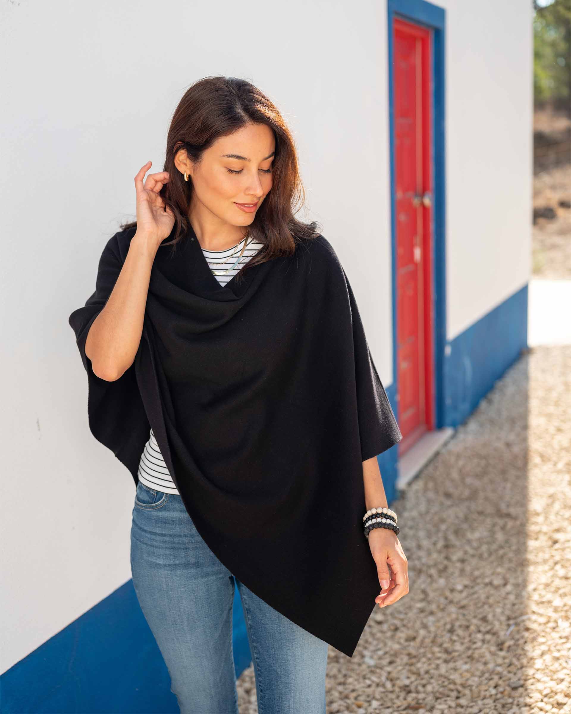 City Chic Plus Size Scarlett Jumper - Black Relaxed Fit Pullover Sweater, Size 14 Plus