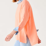 Women's Orange One Sized Slub Tee