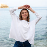 Women's One Size Tee in White Travel Destination