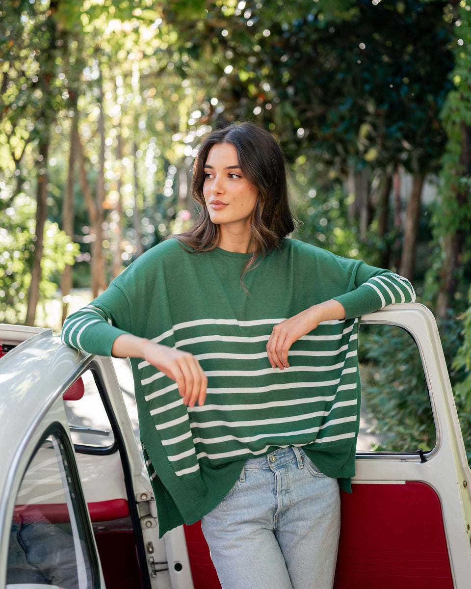 Amour Sweater with Heart Patch main image 1