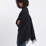 Women's One Size Black Travel Wrap Side View Swing