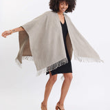 Women's One Size Light Brown Travel Wrap Front View Swing