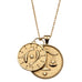 two mersea colab zodiac pendants with chain