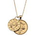 two mersea colab zodiac pendant with chain