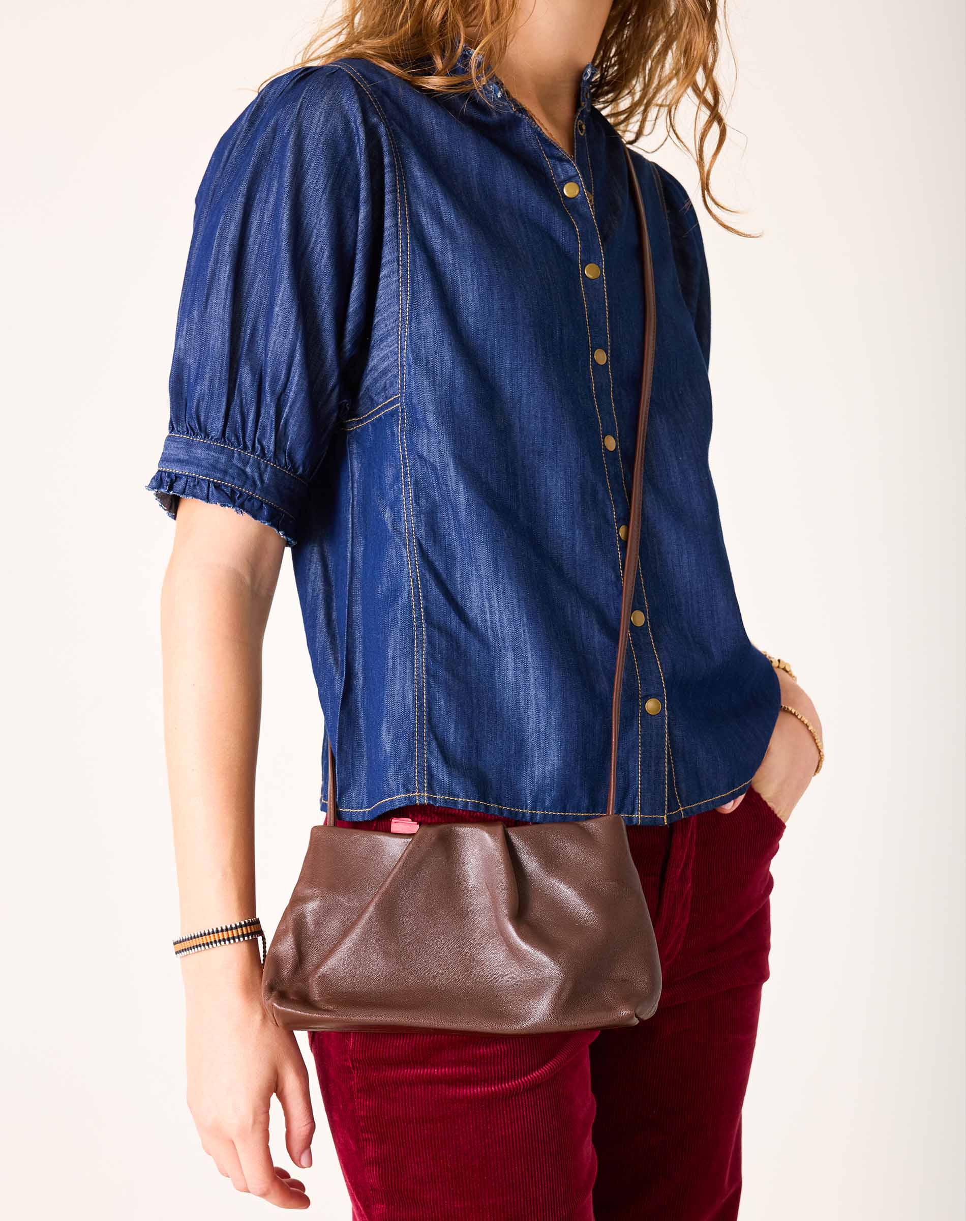 5th Ave Small Adjustable Clutch