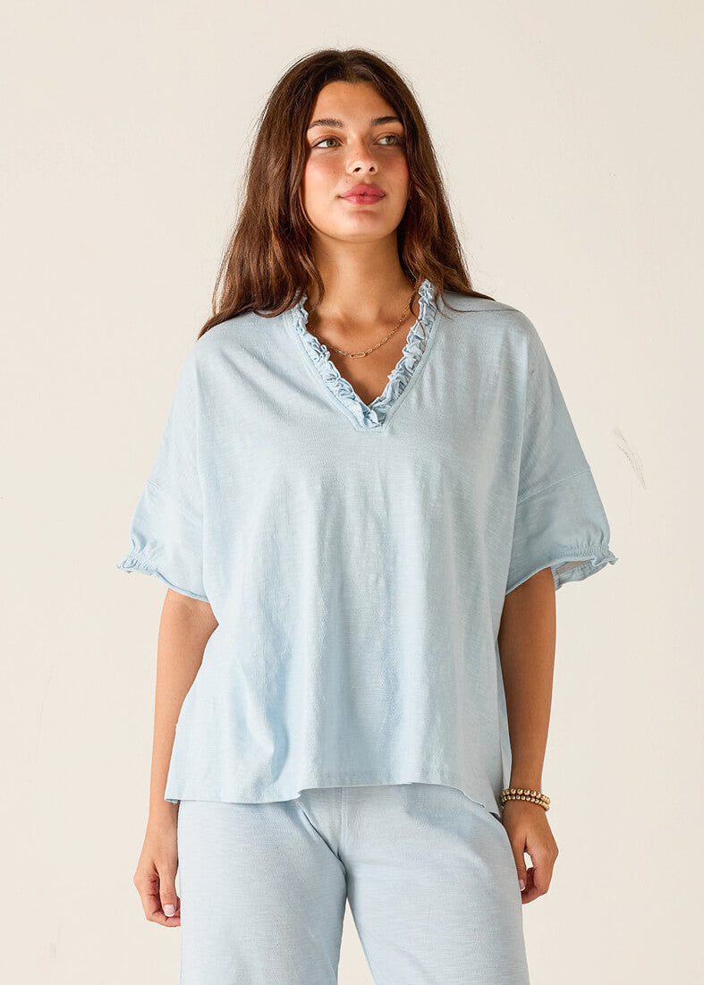 Amelia Ruffle Tee