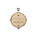 back of mersea colab Aquarius zodiac pendant