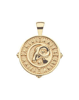 mersea colab aries zodiac pendant