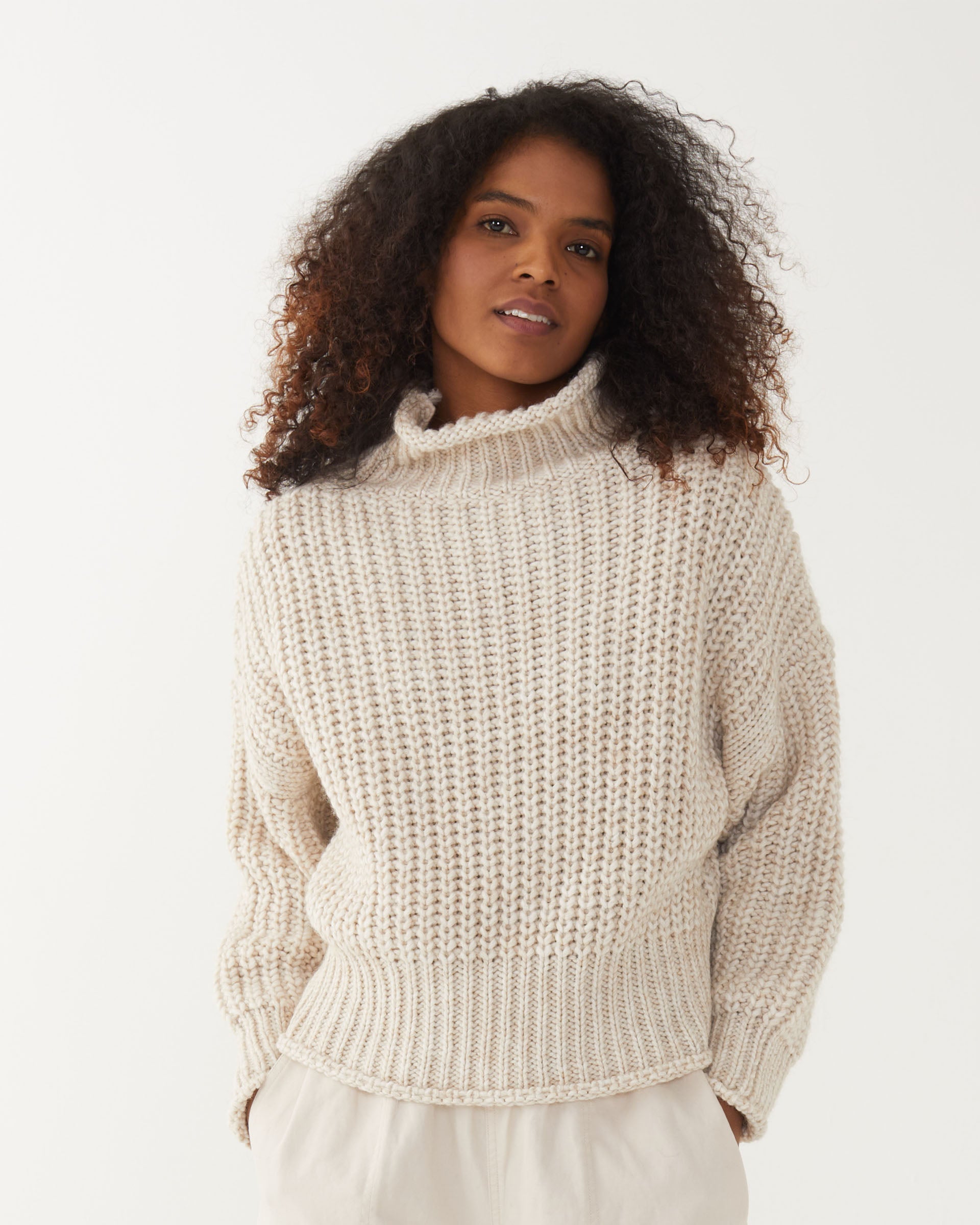 Cream 2025 turtleneck jumper