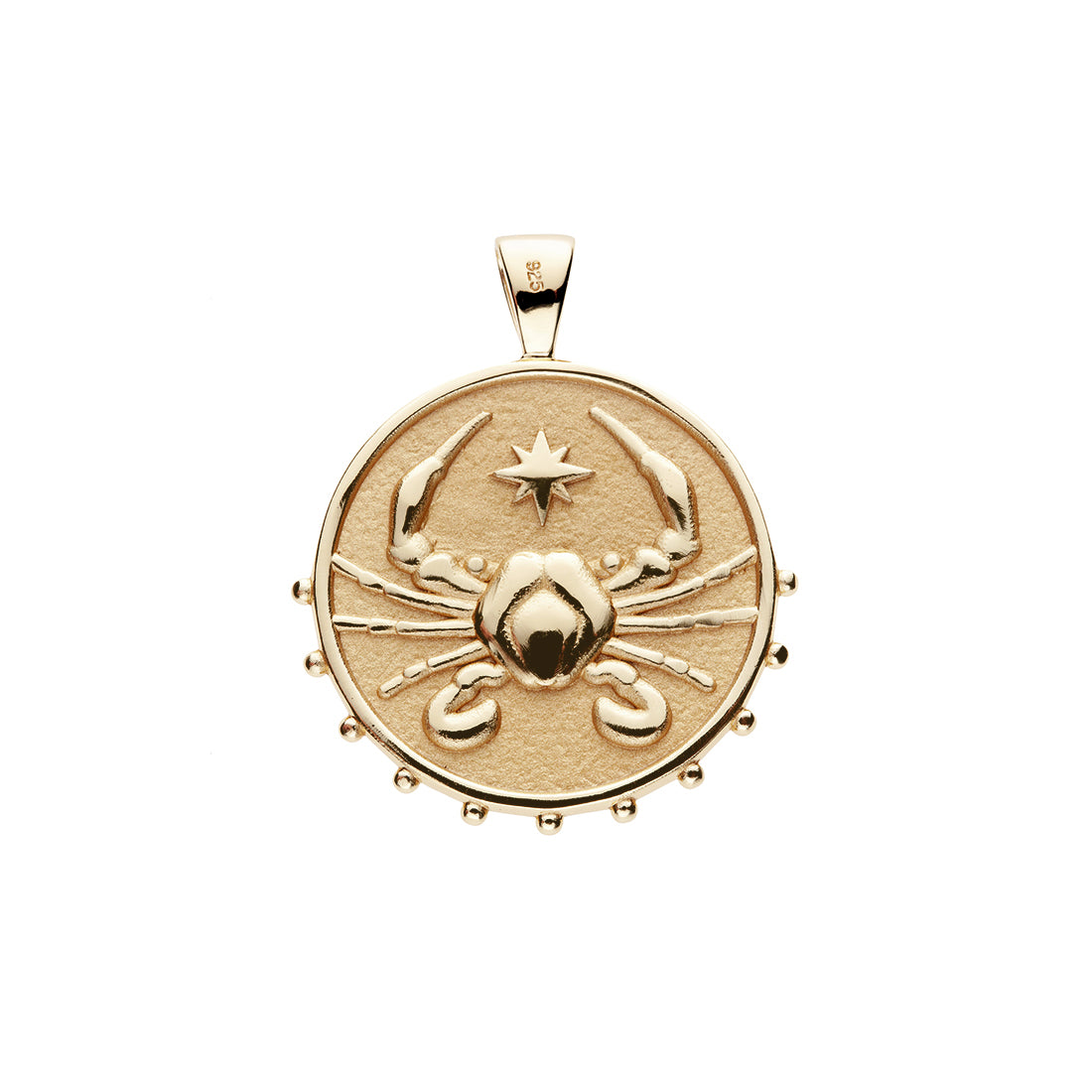 mersea colab cancer zodiac pendant