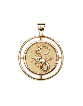 mersea colab capricorn zodiac pendant