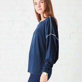 Women's Navy Lightweight Pullover Sweater