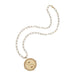 mersea colab gemini zodiac pendant with chain