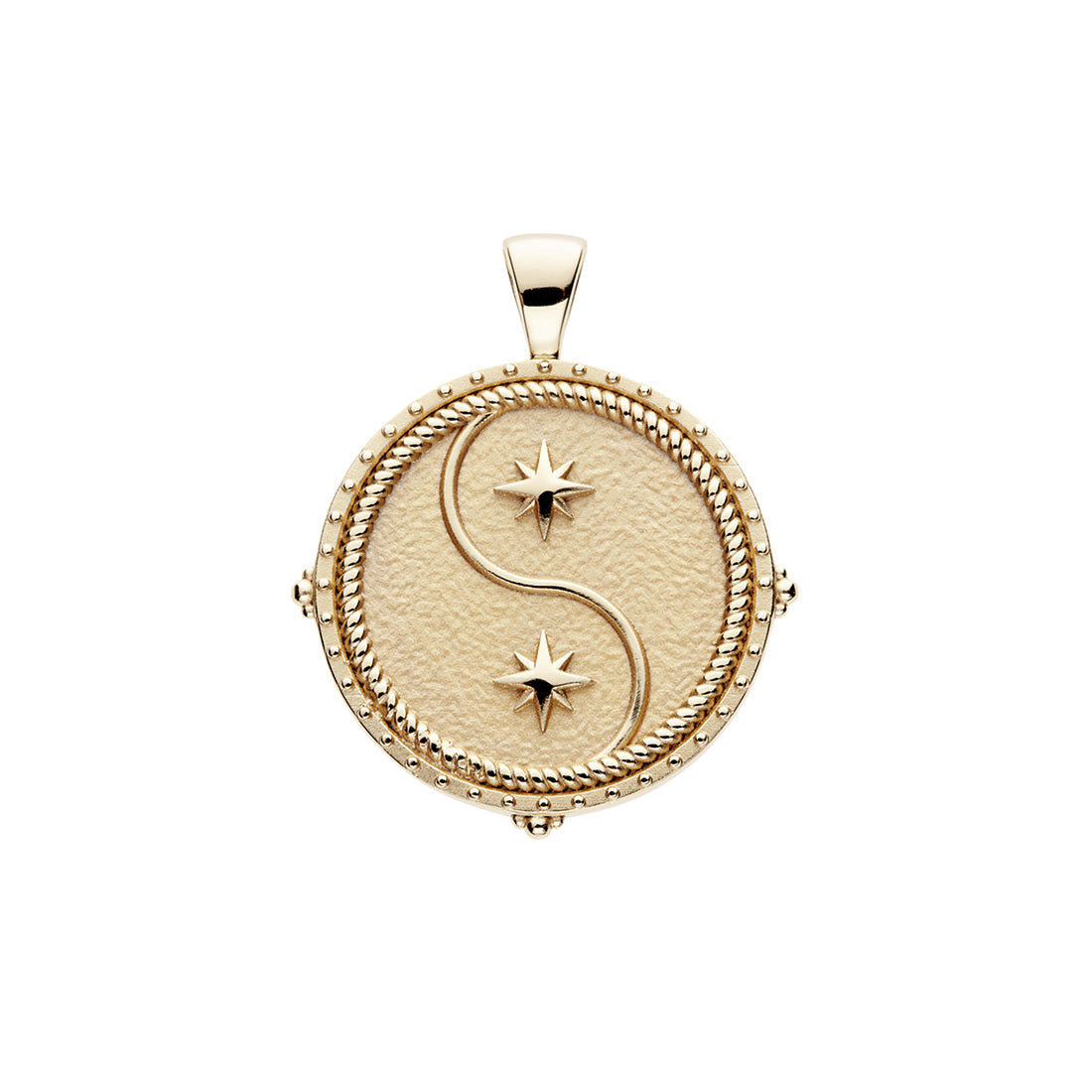 mersea colab gemini zodiac pendant