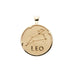 back of mersea colab Leo zodiac pendant