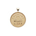 back of mersea colab Libra zodiac pendant