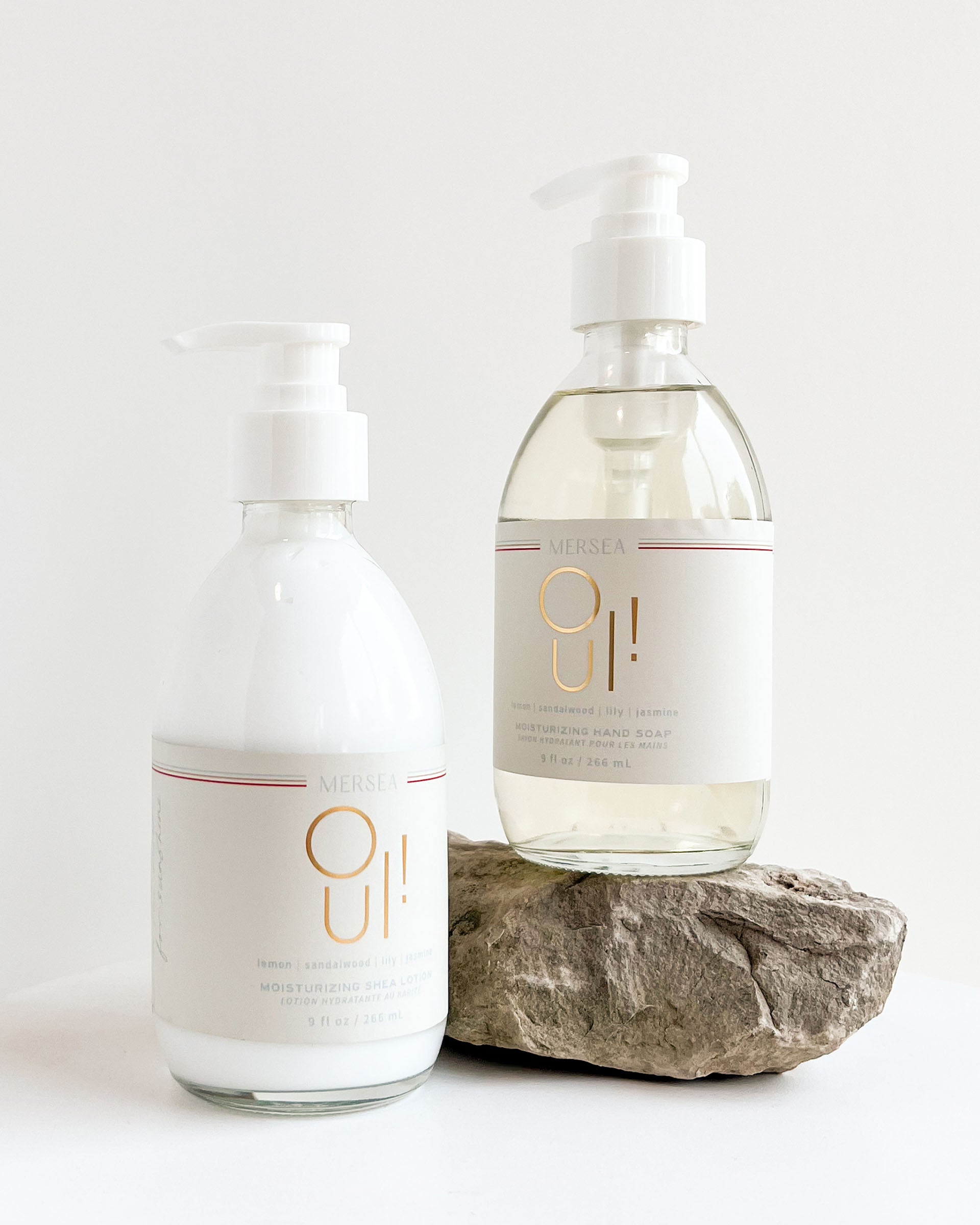 mersea oui shea lotion and hand soap