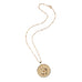 mersea colab pisces zodiac pendant with chain