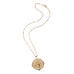 mersea colab sagittarius zodiac pendant with chain