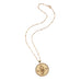 mersea colab scorpio zodiac pendant with chain