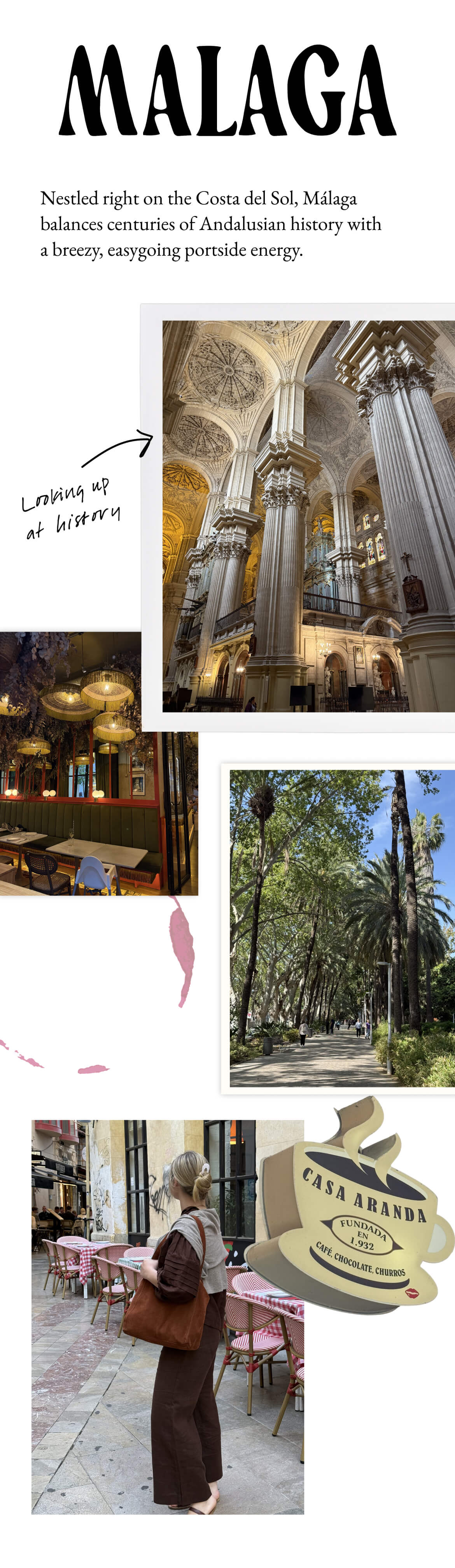 Malaga - Nestled right on the Costa del Sol, Málaga balances centuries of Andalusian history with a breezy, easygoing portside energy. - Images of our time in Malaga