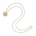 mersea colab taurus zodiac pendant with long chain