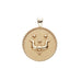 mersea colab taurus zodiac pendant