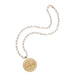 mersea colab virgo zodiac pendant with chain