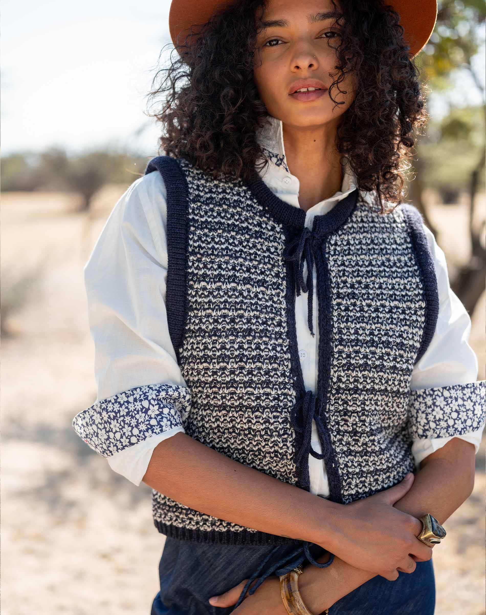Allende Crochet Vest