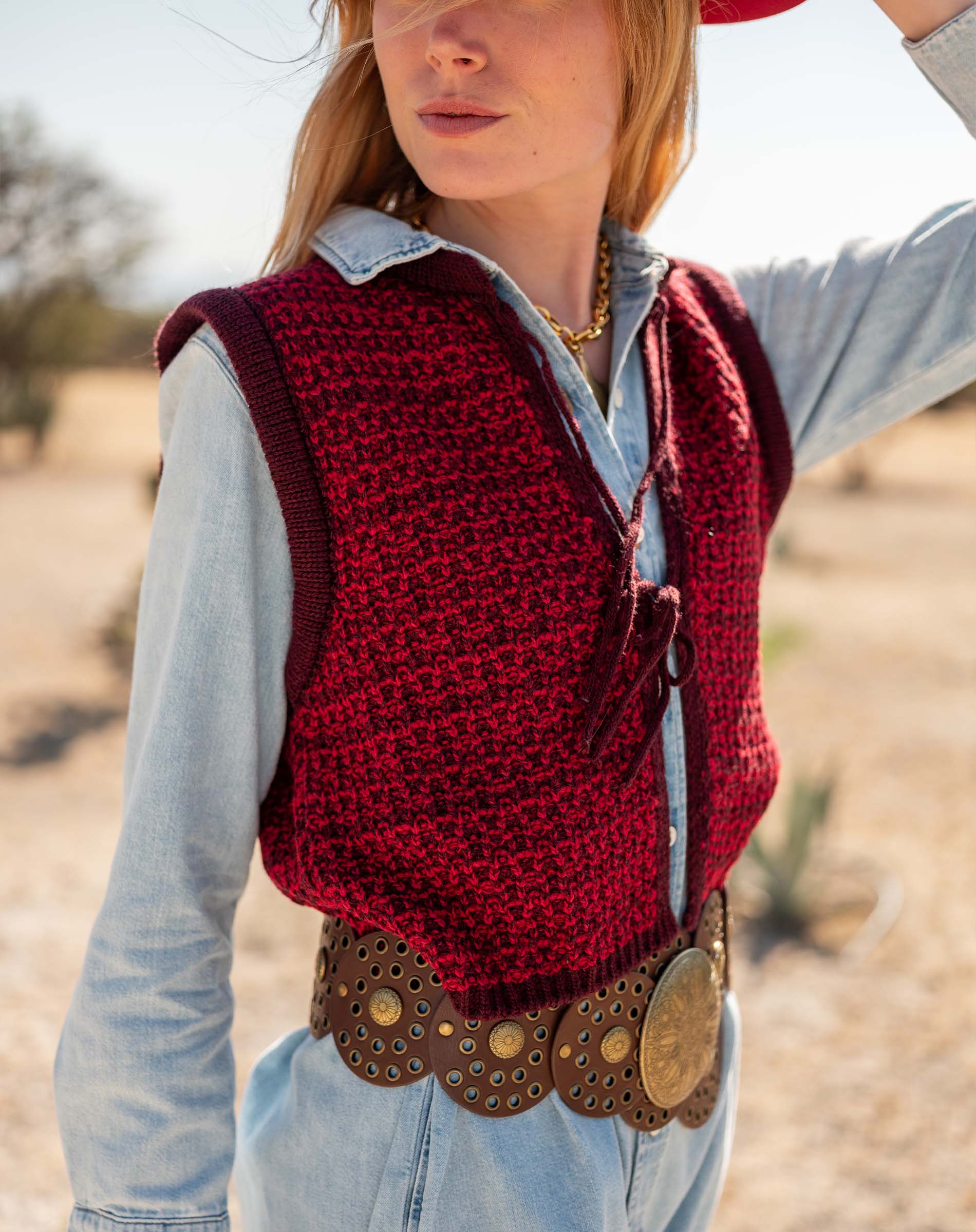 Allende Crochet Vest