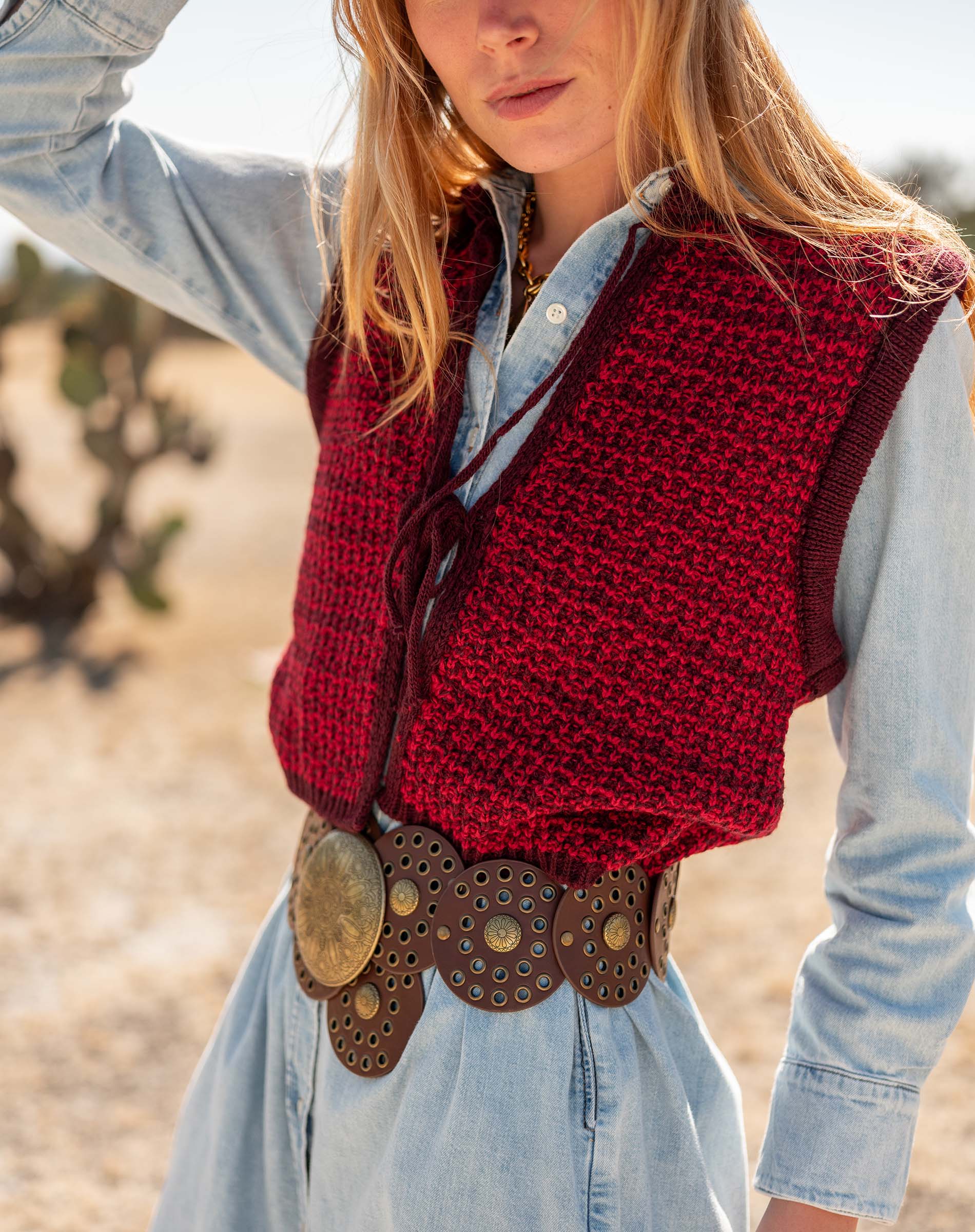Allende Crochet Vest