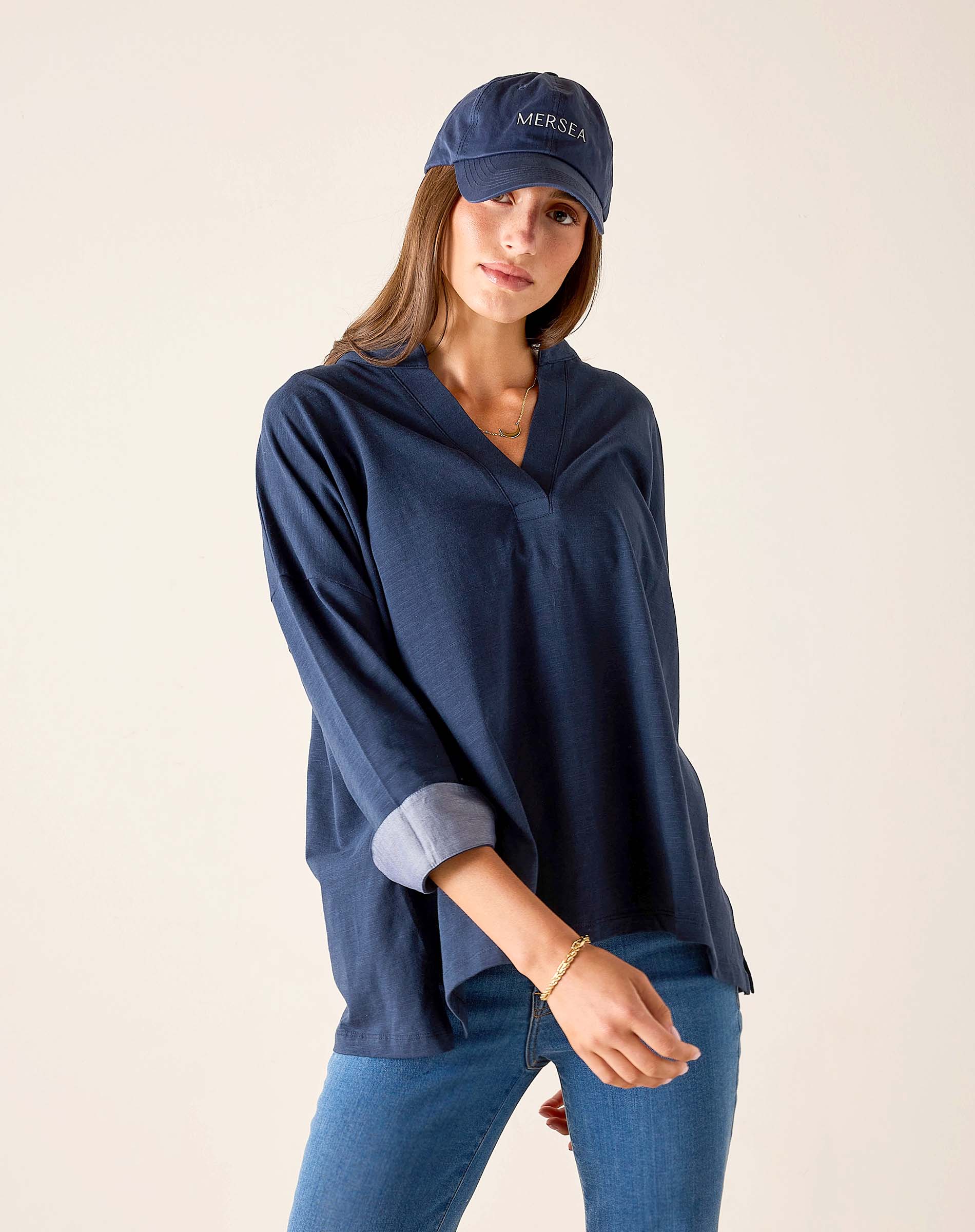 Amelia Cuff Tee