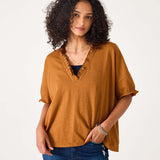 Amelia Ruffle Tee