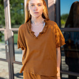 Amelia Ruffle Tee