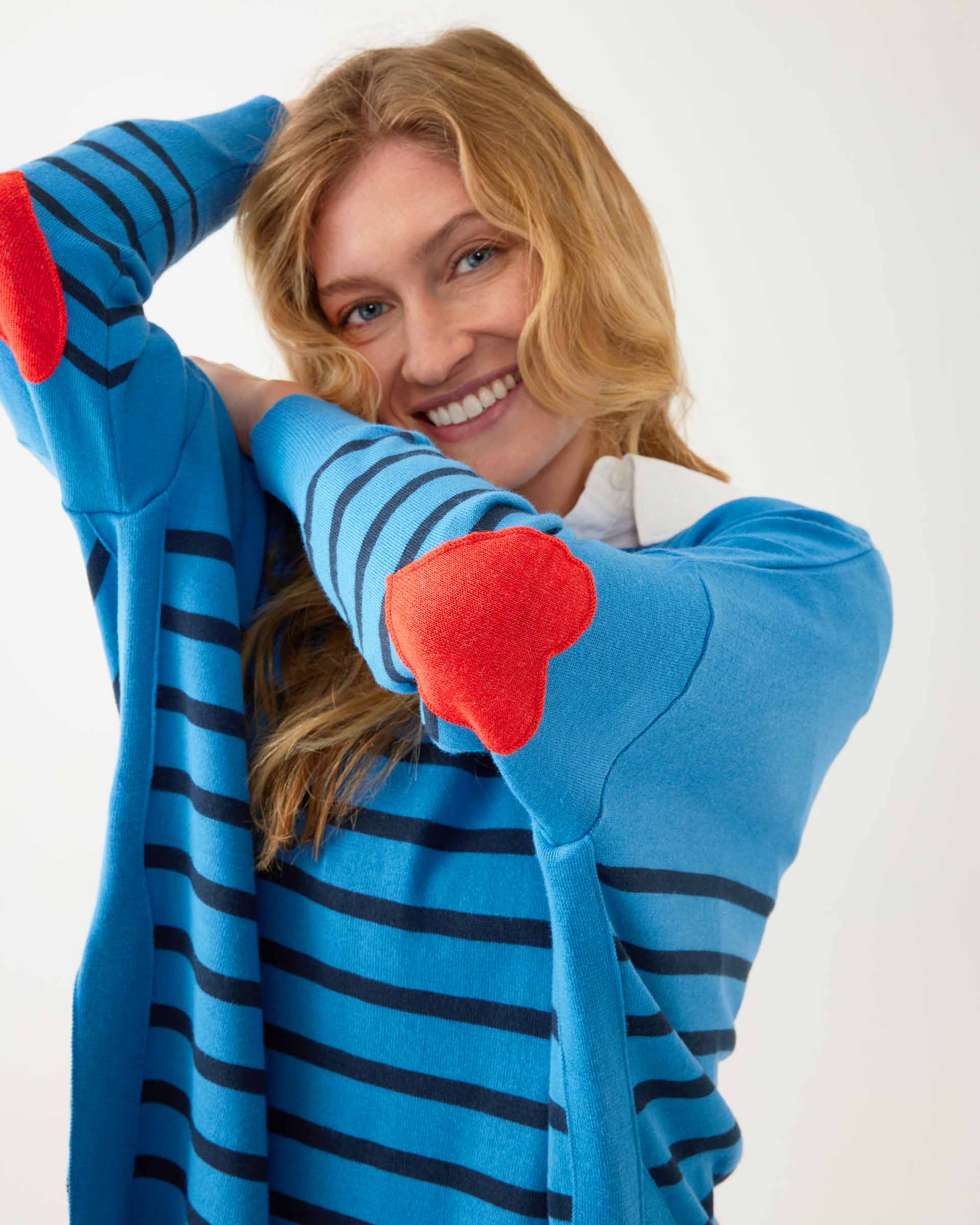 Sweatshirt with Shoulder Patches - Ready to Wear