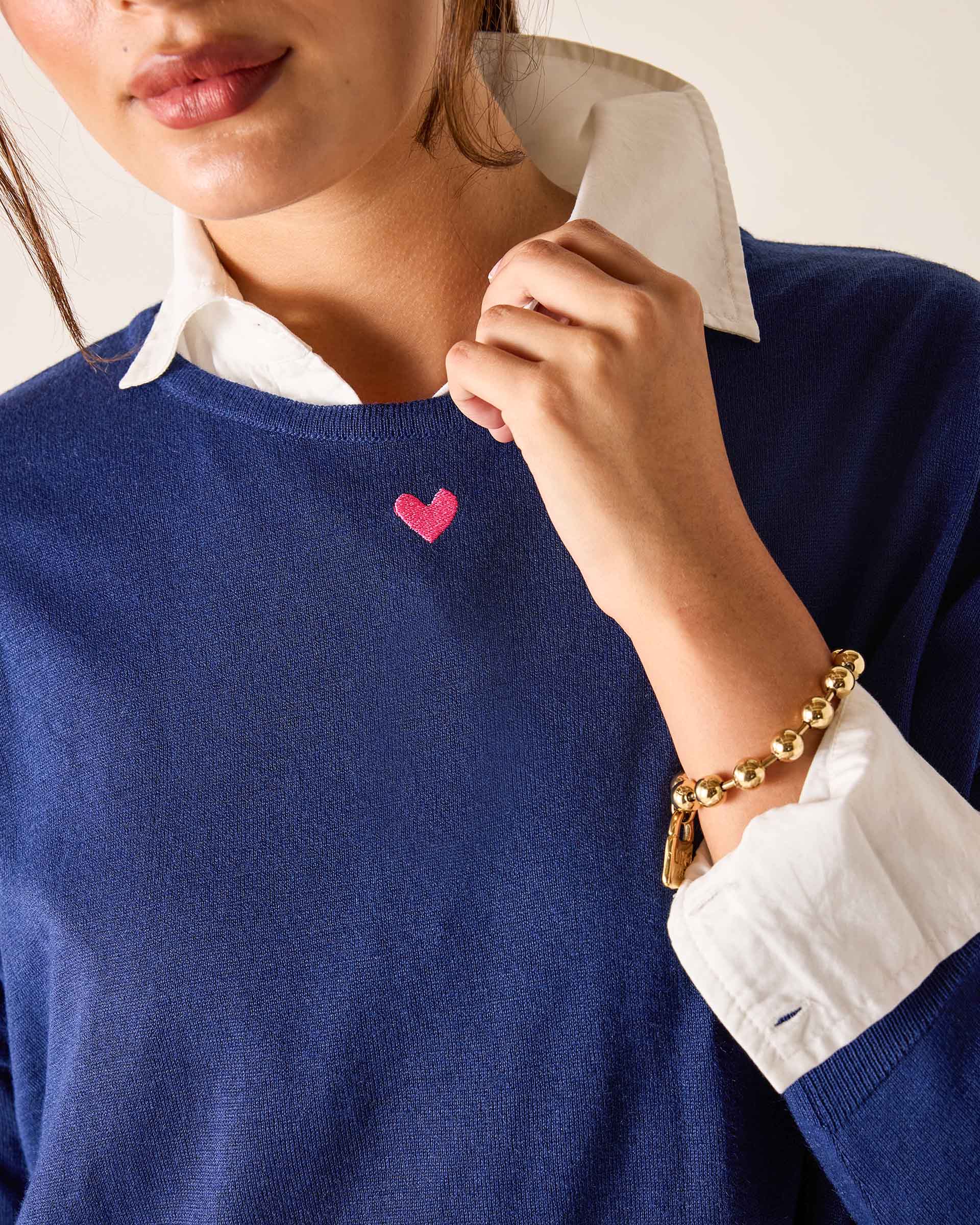 Women's Holiday Heart Sweater