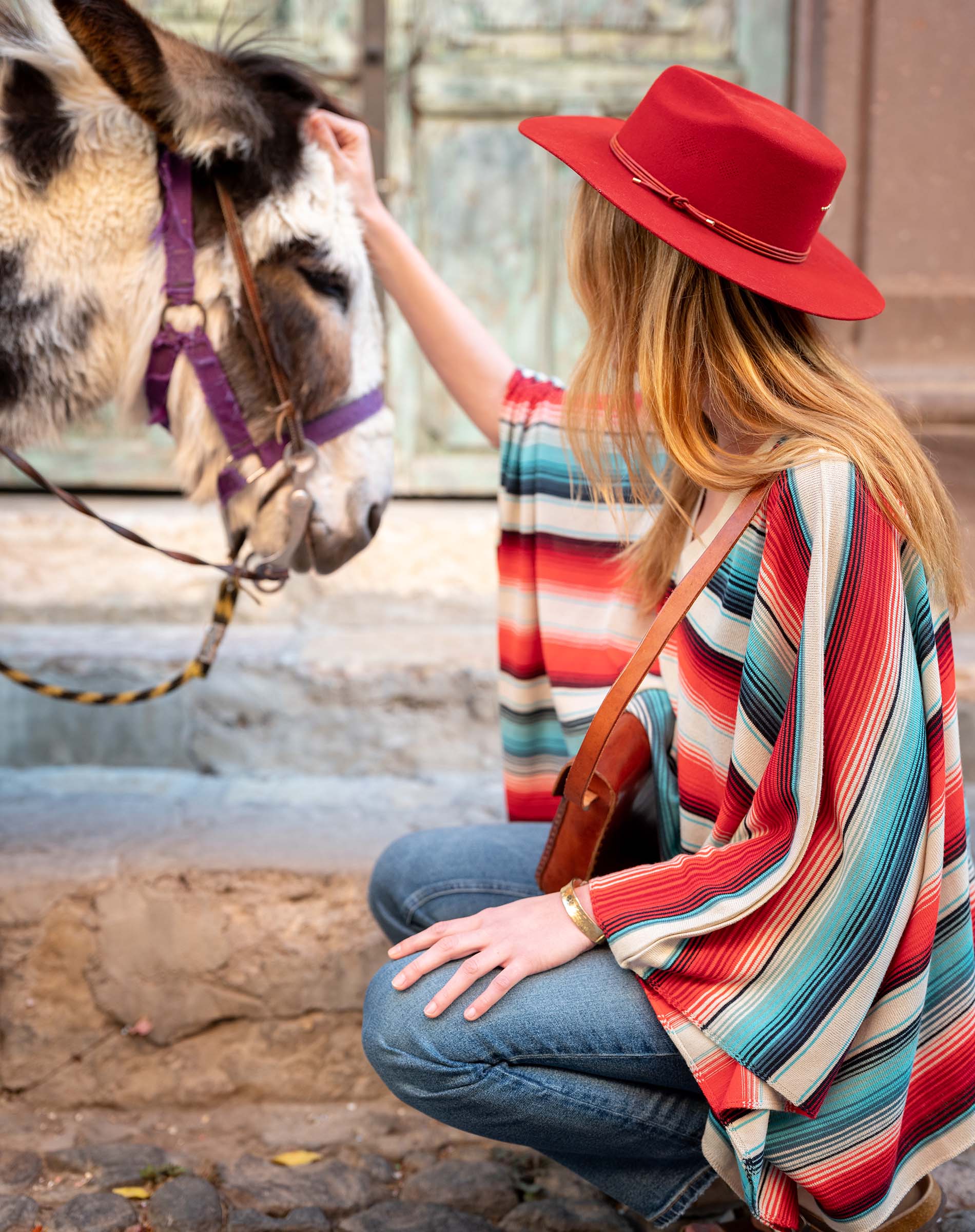 Multicolor Crochet Cowboy Hat and Poncho maxresdefault.jpg main image 3