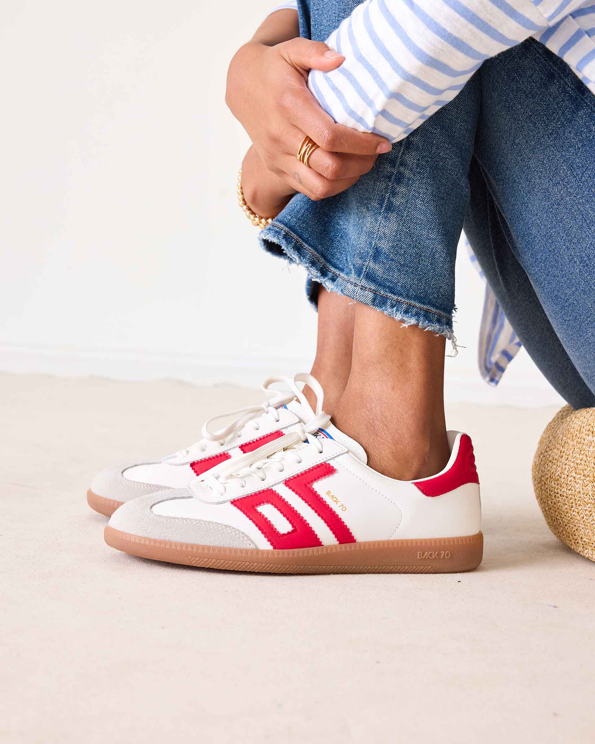 CLOUD in RED Sneakers