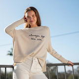 Women's Fall Cashmere Crewneck Sweater