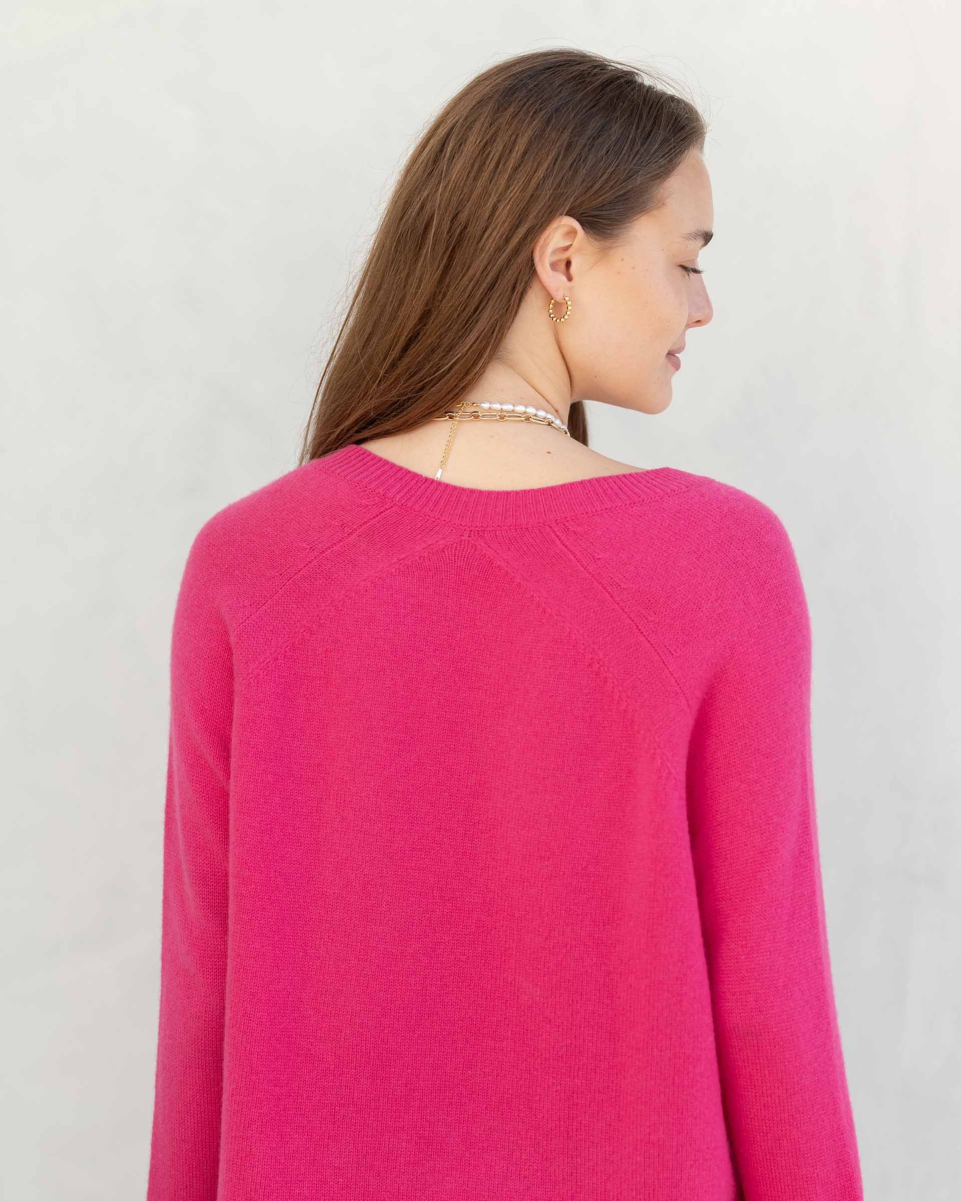 Women's Fall Cashmere Crewneck Sweater