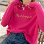 Women's Fall Cashmere Crewneck Sweater